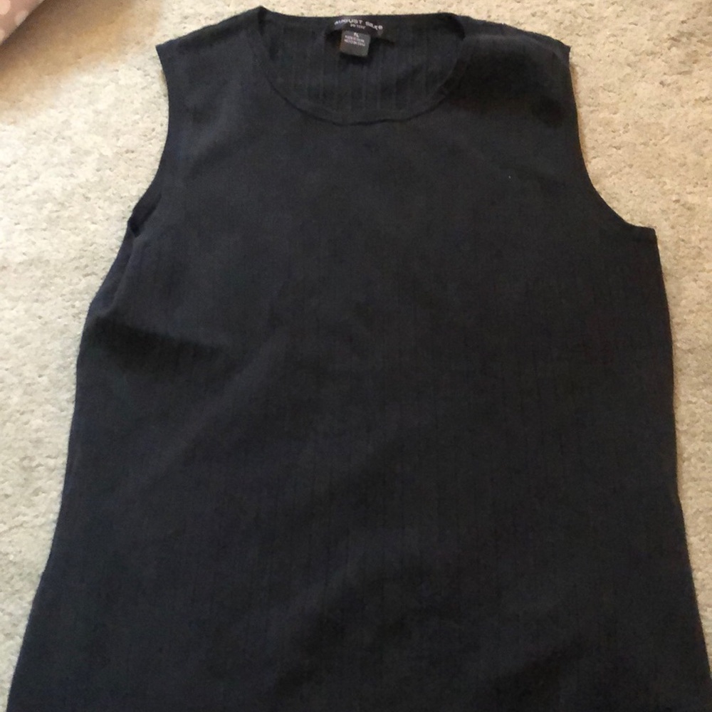 Black tank top